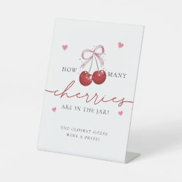 Wie viele Kirschen Chic Cherry Baby Duschspiel Sockelschild