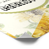 Wie viele Kisses Brautparty Game Poster (Ecke)