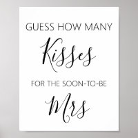 Wie viele Kisses Brautparty Game
