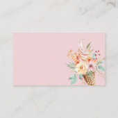 Wie viele Kisses Ice Creme Brautparty Begleitkarte (Rückseite)