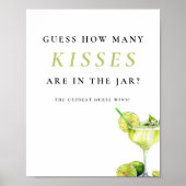 Wie viele Kisses Mexican Fiesta Brautparty signier Poster (Vorne)