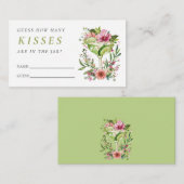 Wie viele Kisses Mexikanisches Fiesta-Brautparty Begleitkarte (Vorne/Hinten)