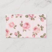 Wie viele Kisses Pink Rose Brautparty Begleitkarte (Rückseite)