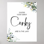 Wie viele Korken befinden sich im Jar Sign Brautpa Poster (Vorne)