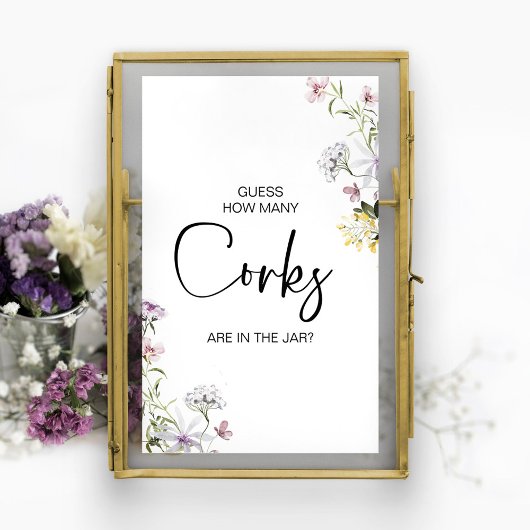 Wie viele Korken befinden sich im Jar Sign Brautpa Poster