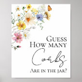 Wie viele Korken befinden sich im Jar Sign Brautpa Poster (Vorne)