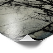 Wie viele Krähen können Sie finden? Fotodruck (Ecke)