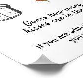 Wie viele Küsse? Blume Game Poster (Ecke)