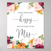 Wie viele Küsse Brautparty Poster (Vorne)