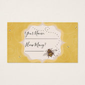 Wie viele Küsse Eintrittskarten für Brautparty (Vorderseite)