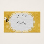 Wie viele Küsse Eintrittskarten - Sweet Honey Bee (Vorderseite)