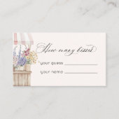 Wie viele Küsse Fresh Off the market Floral Begleitkarte (Vorderseite)