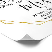 Wie viele Küsse für bald Frau unterzeichnen werden Poster (Ecke)