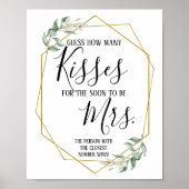 Wie viele Küsse für bald Frau unterzeichnen werden Poster (Vorne)