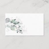 Wie viele Küsse für Mrs. Duschkartenspiel Platzkarte (Rückseite)