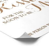 Wie viele Küsse für Mrs. Pink Duwer Game Sign Poster (Ecke)