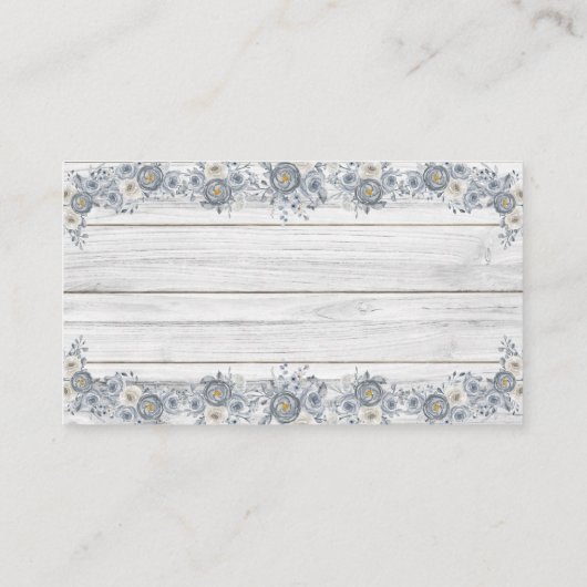 Wie viele Küsse für Mrs. Shower Gray Game Card Platzkarte (Rückseite)