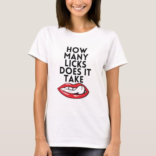 Wie viele Lippen braucht man T-Shirt (Vorderseite)