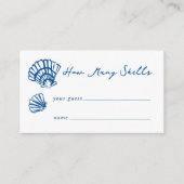 "Wie viele Muscheln?" - Spielkarte Begleitkarte (Vorderseite)