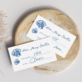 "Wie viele Muscheln?" - Spielkarte Begleitkarte