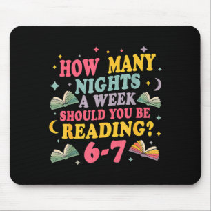 Wie viele Nächte lesen 67 Meme sechs sieben Lehrer Mousepad