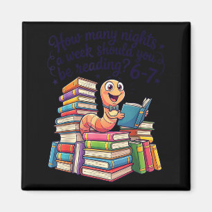 Wie viele Nächte pro Woche sollten 6-7 Bücher lese Magnet