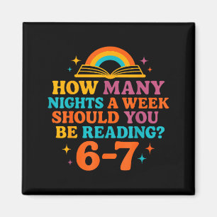 Wie viele Nächte pro Woche sollten Sie 67 Me lesen Magnet
