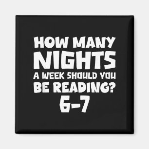 Wie viele Nächte pro Woche sollten Sie 6-7 B lesen Magnet