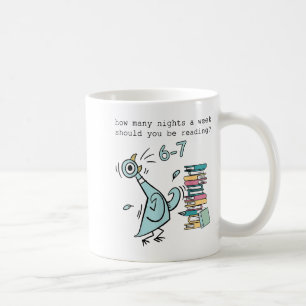 Wie viele Nächte pro Woche sollten Sie 6 7 lesen Kaffeetasse
