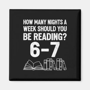 Wie viele Nächte pro Woche sollten Sie 6 7 M lesen Magnet
