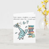 Wie viele Nächte pro Woche sollten Sie 6 7 S lesen Karte (Gelbe Blume)