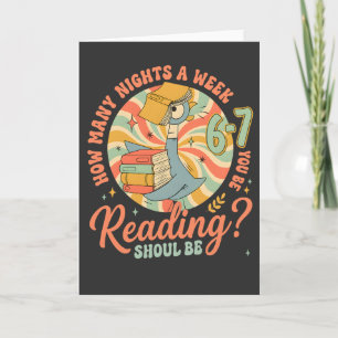 Wie viele Nächte pro Woche sollten Sie lesen? 67 Karte