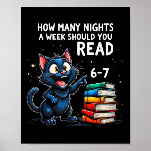 Wie viele Nächte pro Woche sollten Sie lesen_ 6–7  Poster
