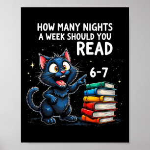 Wie viele Nächte pro Woche sollten Sie lesen_ 6–7 Poster