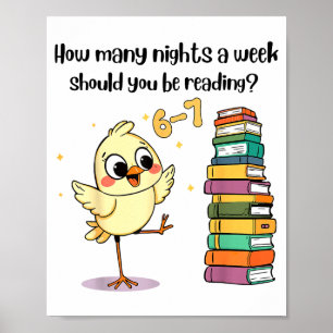 Wie viele Nächte pro Woche sollten Sie lesen_ 6–7 Poster