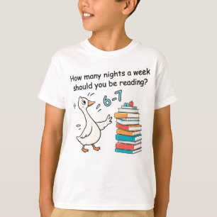 Wie viele Nächte pro Woche sollten Sie lesen 6-7 T-Shirt