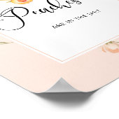 Wie viele Pfirsiche sind im Glas? Poster (Ecke)