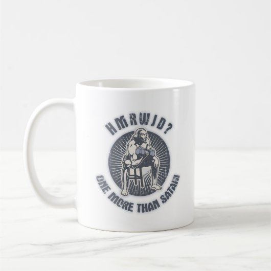 Wie viele Reps Kaffeetasse (Links)