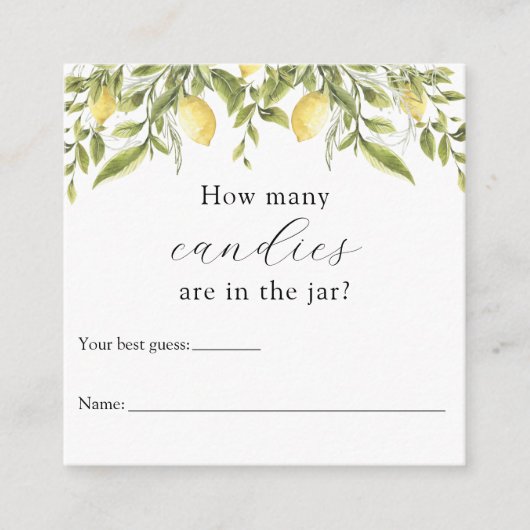 Wie viele sind in der Jar Shower Game Enclosure Ca Begleitkarte (Vorderseite)