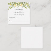 Wie viele sind in der Jar Shower Game Enclosure Ca Begleitkarte (Vorne/Hinten)