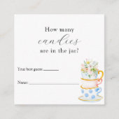 Wie viele sind in der Jar Shower Game Enclosure Ca Begleitkarte (Vorderseite)