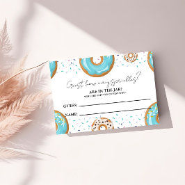 Wie viele SPrinkler im Jar Baby Shower Game Begleitkarte