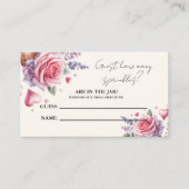 Wie viele SPrinkler im Jar Baby Shower Game Begleitkarte (Vorderseite)