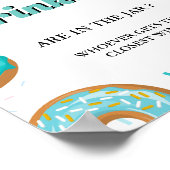 Wie viele SPrinkler im Jar Baby Shower Game Poster (Ecke)