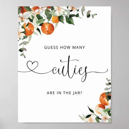 Wie viele Süssen sind im Glas? Poster (Vorne)