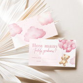 Wie viele Teddygrahams sind im Glas pink? Begleitkarte