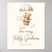 Wie viele Teddygrahams sind im Glas? Poster (Vorne)