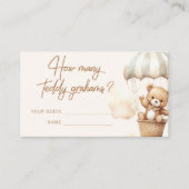 Wie viele Teddygrahams sind im Jar Boho? Begleitkarte (Vorderseite)