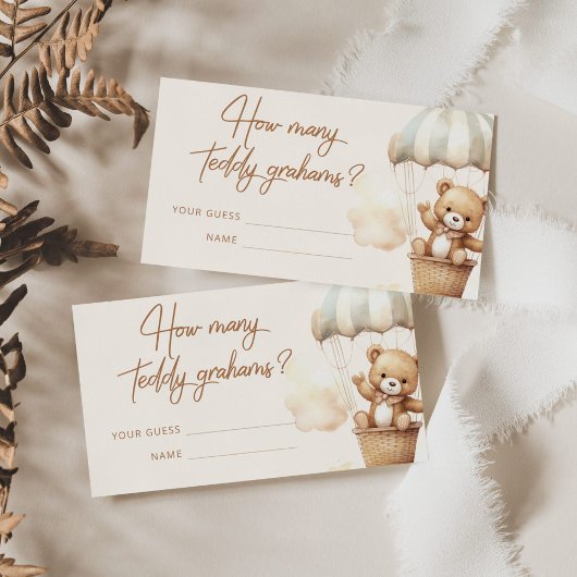 Wie viele Teddygrahams sind im Jar Boho? Begleitkarte