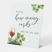 Wie viele Weinkellereien das Brautparty signieren Sockelschild (Vorderseite)